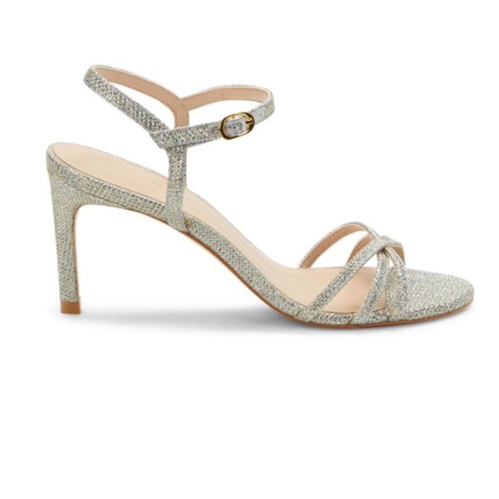 Stuart Weitzman Starla Metallic Strap Sandals